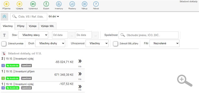 Rozšířený filtr a seznam dokladů v aplikaci iKelp POS Mobile Rozšířený filtr a seznam dokladů v aplikaci iKelp POS Mobile