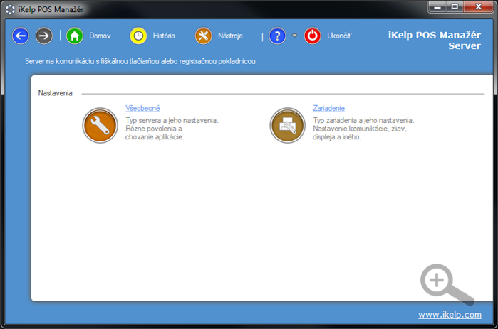 POS Manažér Server - nástroje POS Manažér Server - nástroje