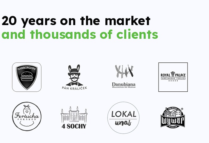Logos of hospitality businesses that use iKelp