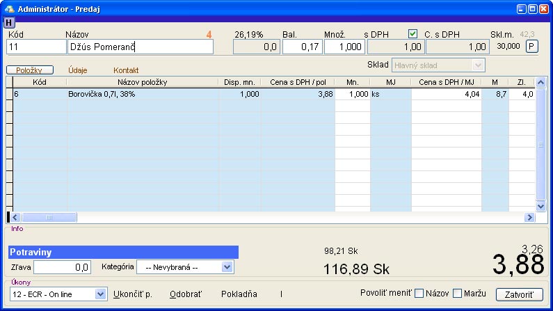 Použitie cenníka pri predaji pouziatie_cennika
