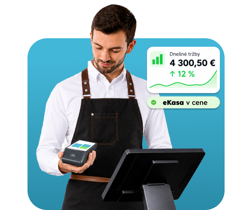 Pokladničn&yacute; syst&eacute;m iKelp s platobn&yacute;m termin&aacute;lom, eKasa v cene a POS termin&aacute;l zadarmo