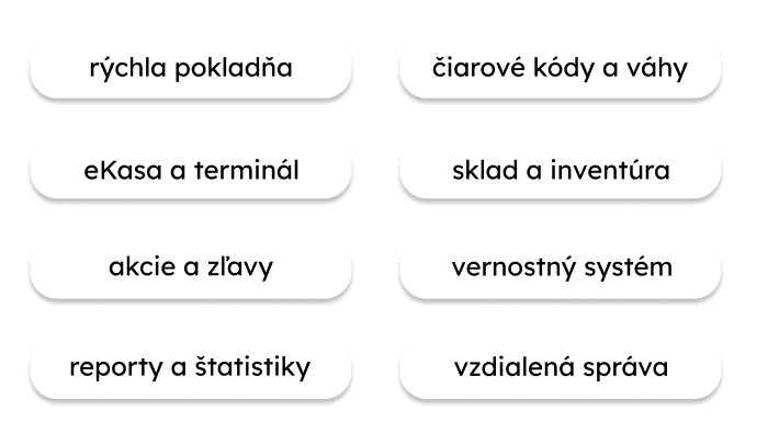 Moduly iKelp Pokladna